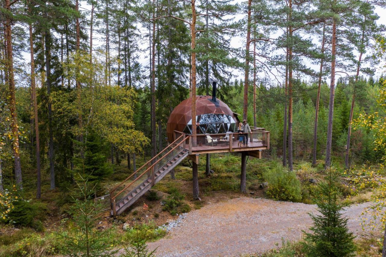 Treehouse Dome Hotel Vidnes Luaran gambar