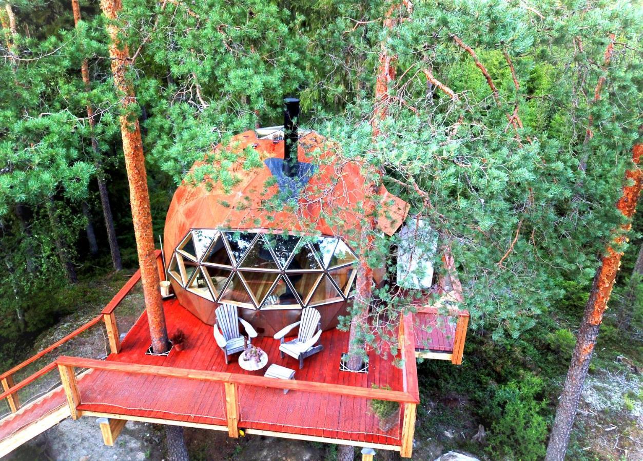 Treehouse Dome Hotel Vidnes Luaran gambar