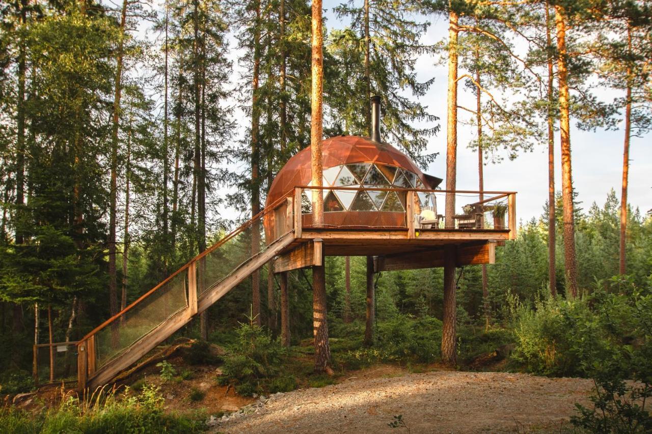 Treehouse Dome Hotel Vidnes Luaran gambar